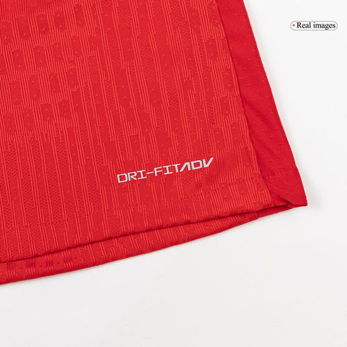 Maillot extérieur authentique PSG Third rouge 25/26 O.DEMBÉLÉ #10