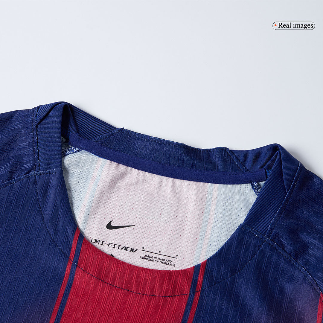 Camiseta de fútbol local auténtica del Barcelona ROONY #28 2025/26, roja y azul