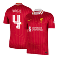 Liverpool VIRGIL #4 Home Soccer Jersey 2024/25 - UCL Edition - Football Shirt | SmartJerseys | Official Quality