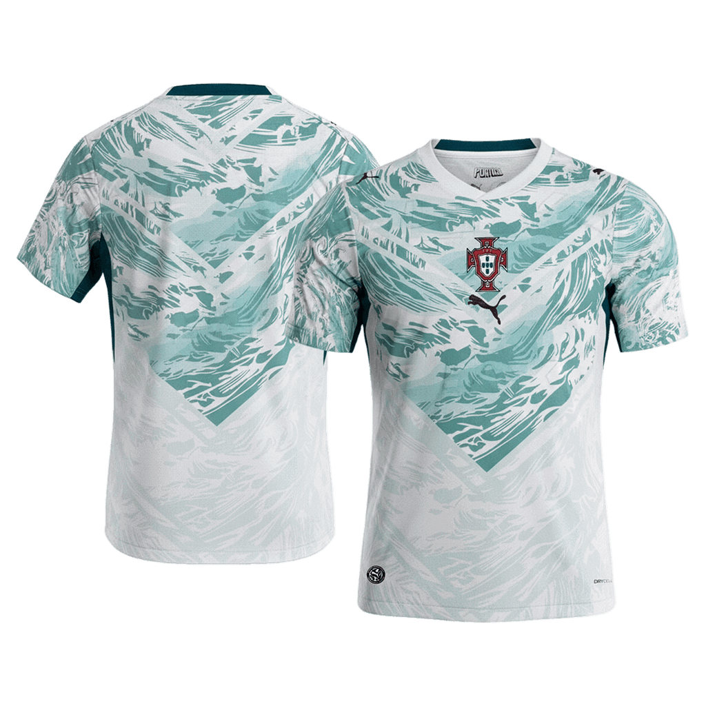 Portugal Away Soccer Jersey World Cup 2026 White&Green