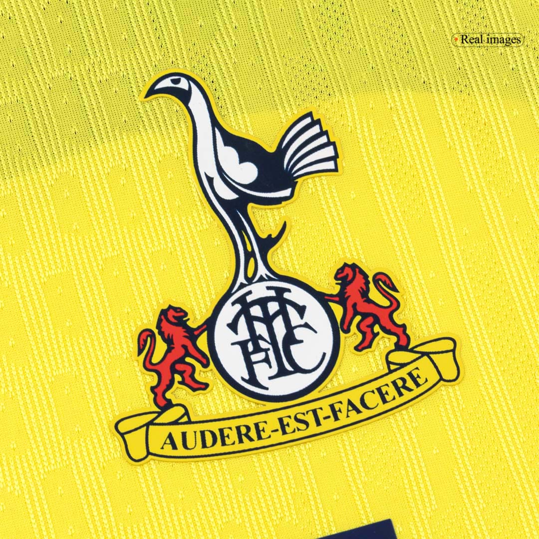 Camiseta de fútbol auténtica del Tottenham Hotspur (3.ª equipación, amarillo, 25/26)
