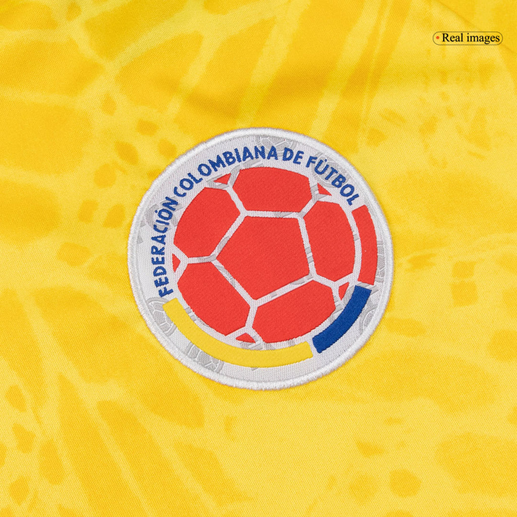 LUIS DíAZ #7 Colombia Home Soccer Jersey World Cup 2026 Yellow