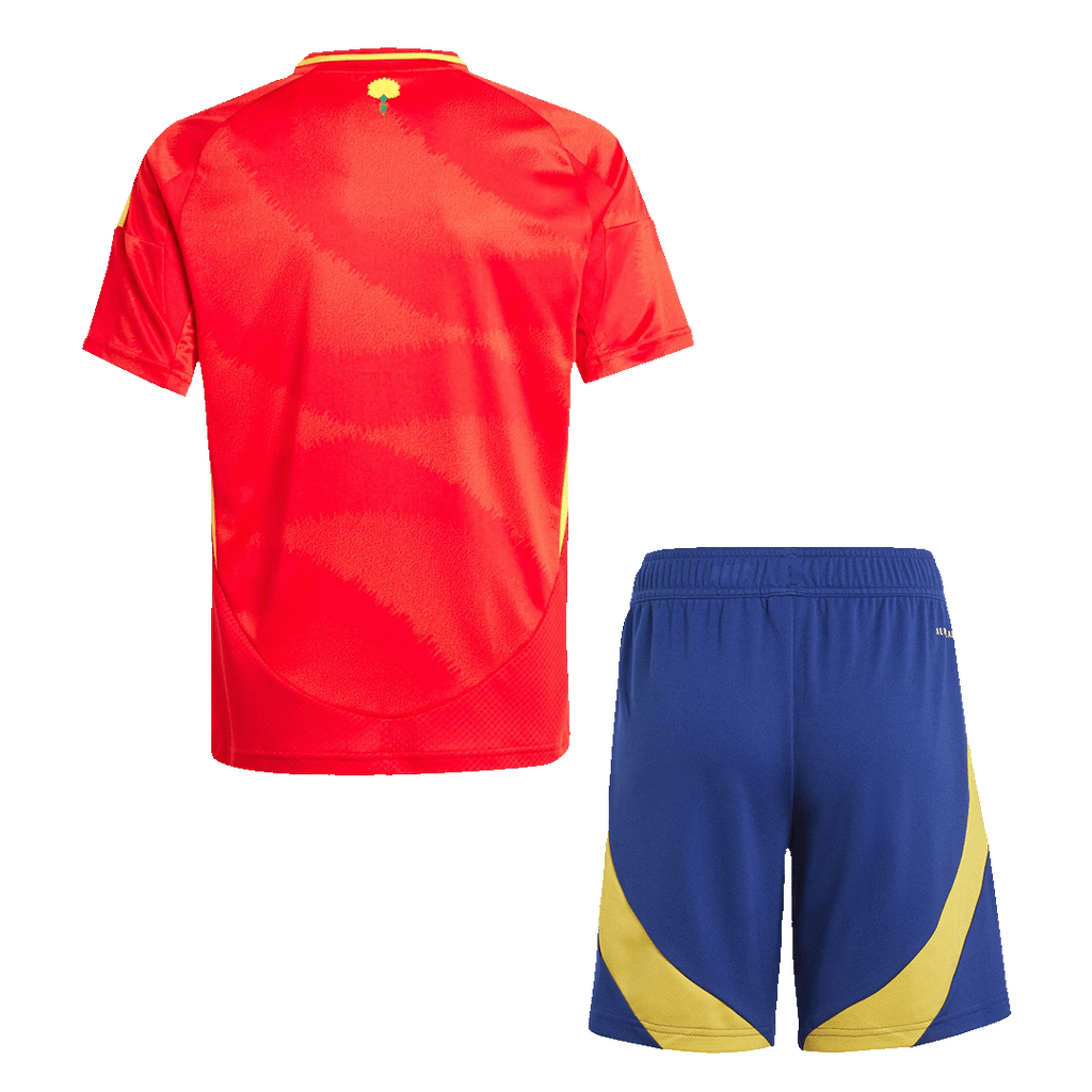 Camiseta local de España para la Eurocopa 2024 para niños (camiseta y pantalón corto)