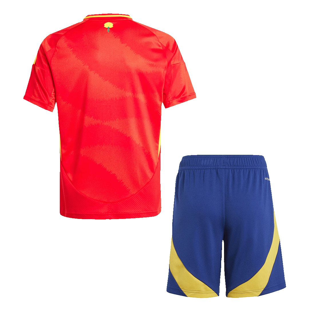 Camiseta local de España para la Eurocopa 2024 para niños (camiseta y pantalón corto)