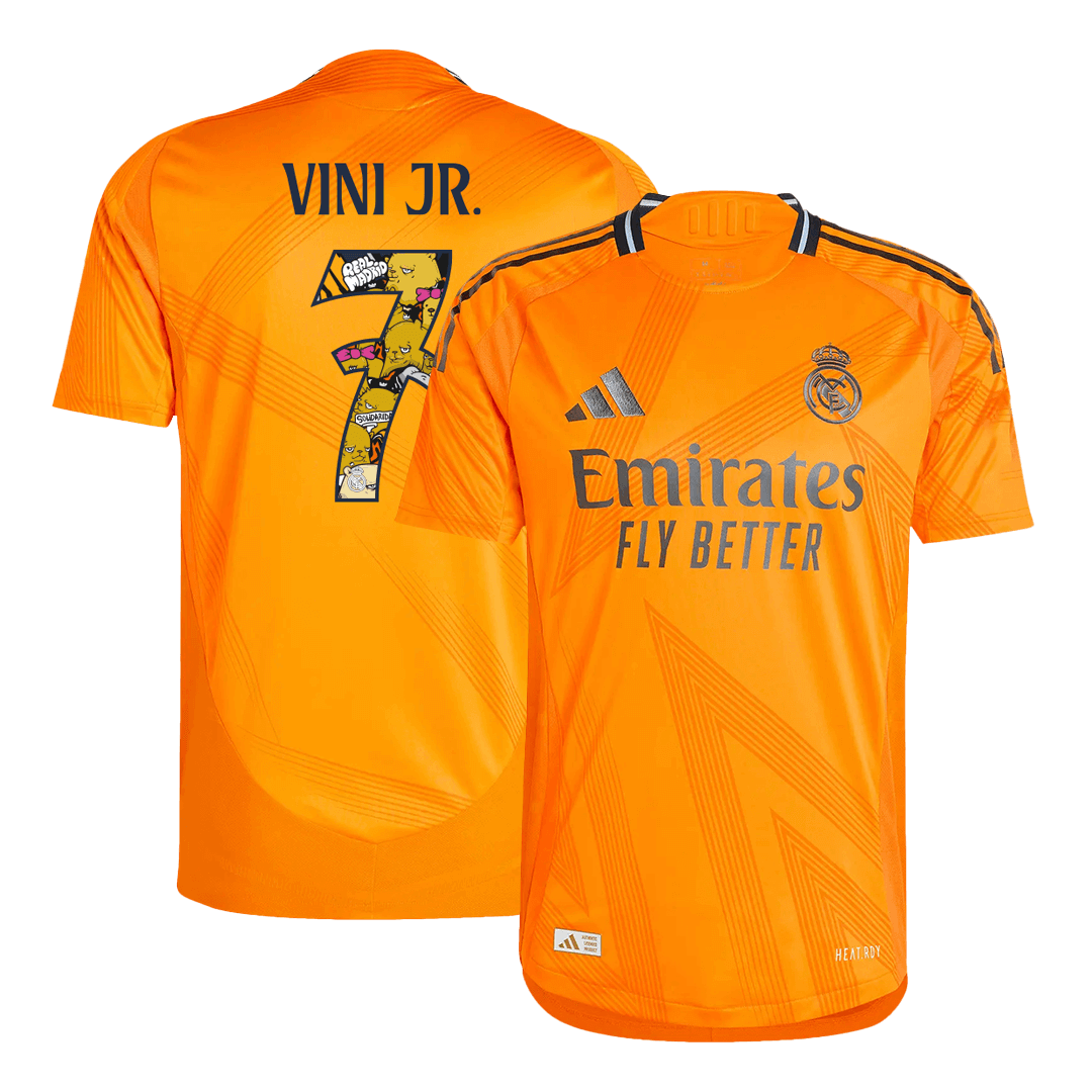 Real Madrid VINI JR. #7 Away Jersey Authentic 2024/25 - Football Shirt | SmartJerseys | Official Quality