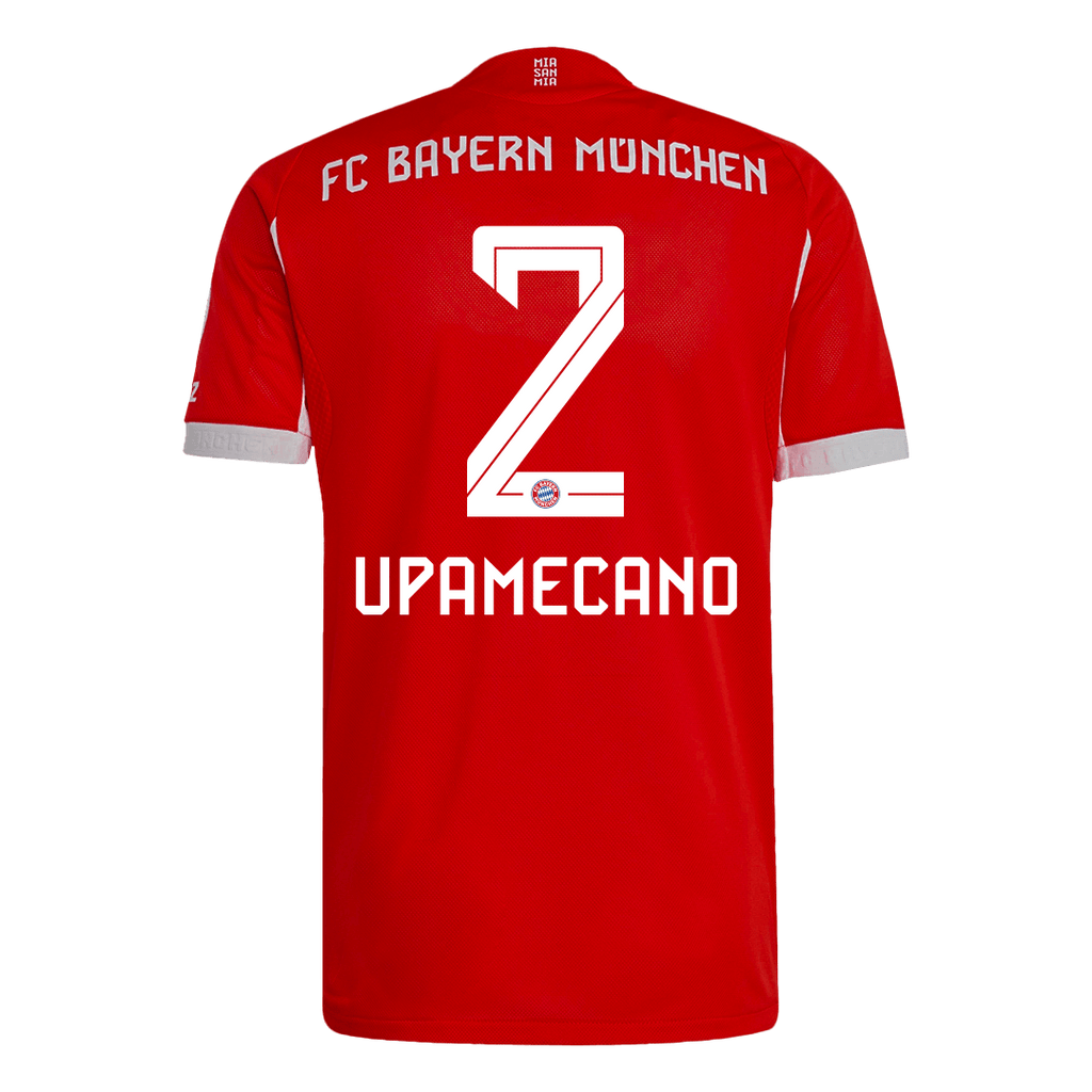 UPAMECANO #2 Authentic Bayern Munich Home Soccer Jersey 2025/26 Red