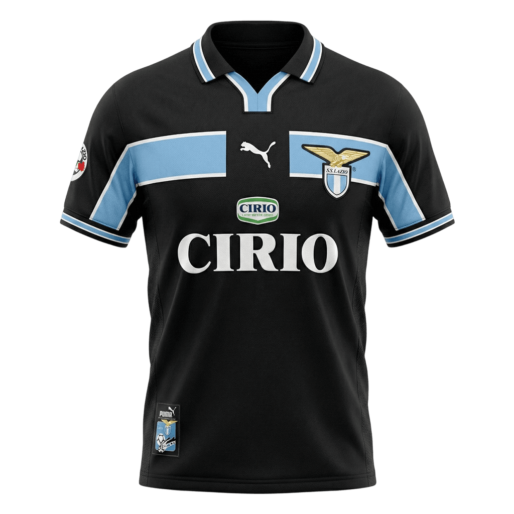 Maillot de football extérieur rétro de la Lazio 1998/99
