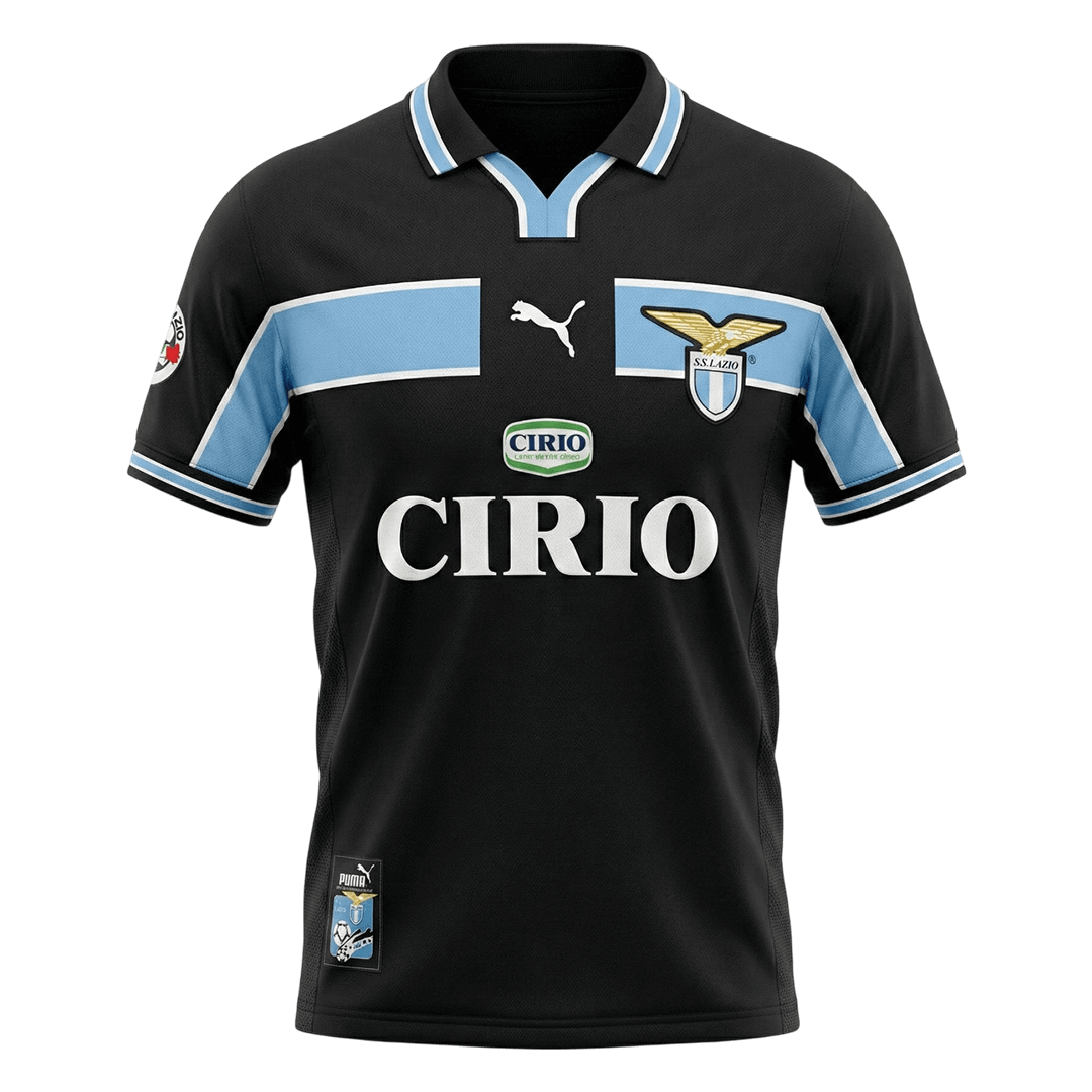 Maillot de football extérieur rétro de la Lazio 1998/99