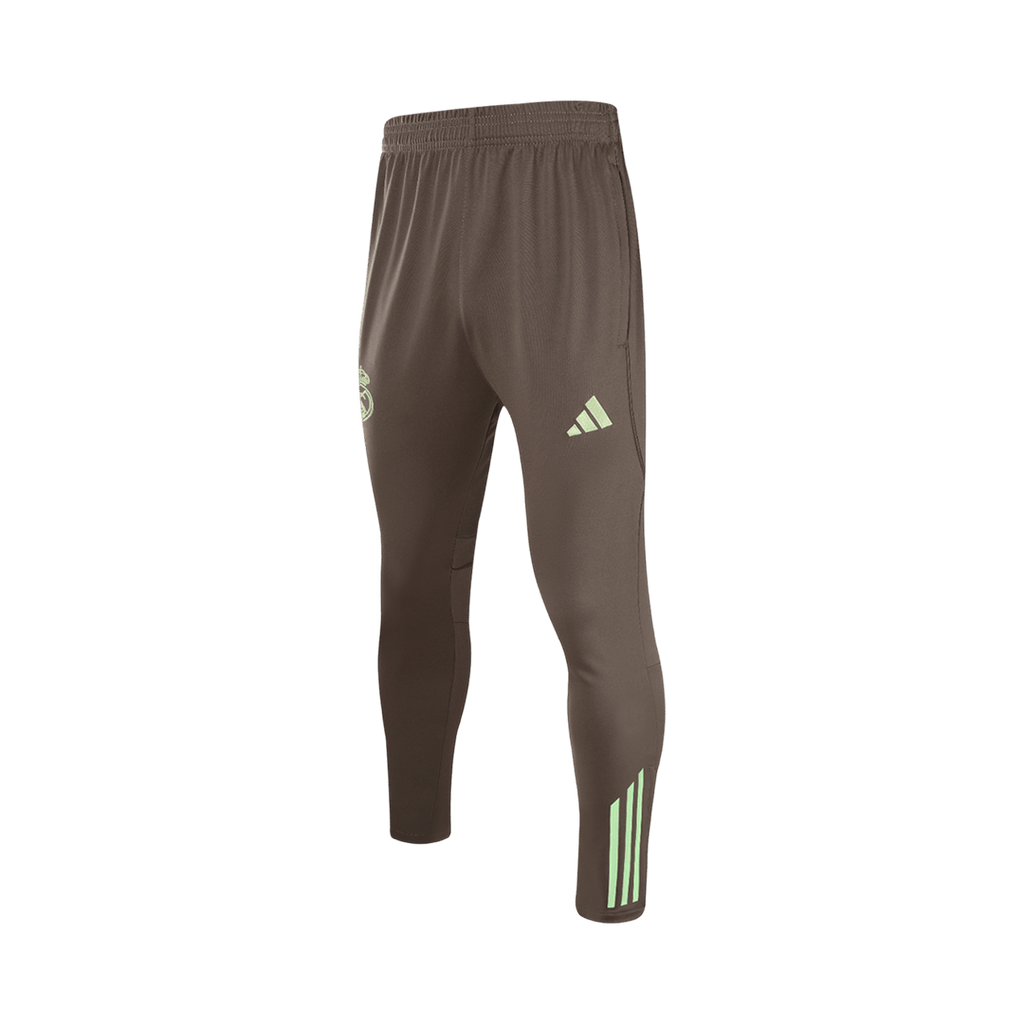 Conjunto de sudadera con cremallera del Real Madrid para niño (camiseta y pantalón) 25/26 Verde