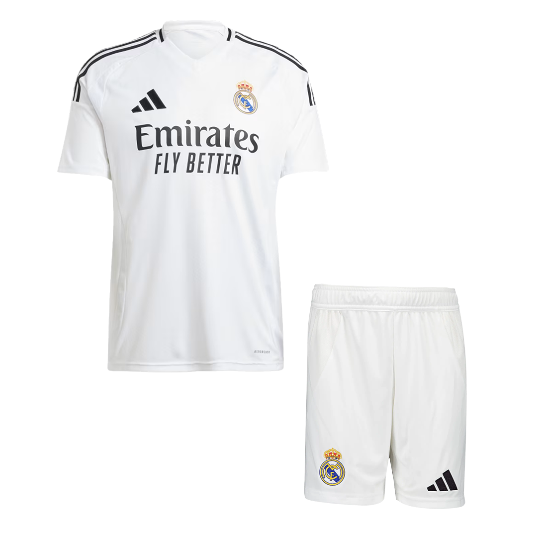 Real Madrid Home Jersey Kit 2024/25 (Jersey+Shorts) - Football Shirt | SmartJerseys | Official Quality