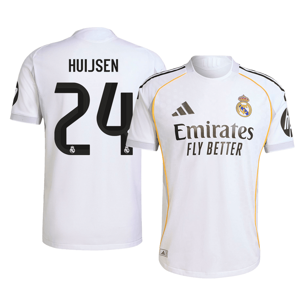 Real Madrid HUIJSEN #24 Home Soccer Jersey Authentic 2025/26 - Football Shirt | SmartJerseys | Official Quality