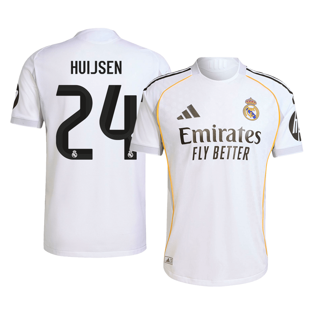 Real Madrid HUIJSEN #24 Home Soccer Jersey Authentic 2025/26 - Football Shirt | SmartJerseys | Official Quality