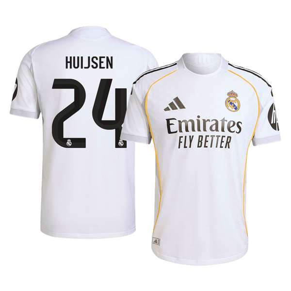 Real Madrid HUIJSEN #24 Home Soccer Jersey Authentic 2025/26 - Football Shirt | SmartJerseys | Official Quality