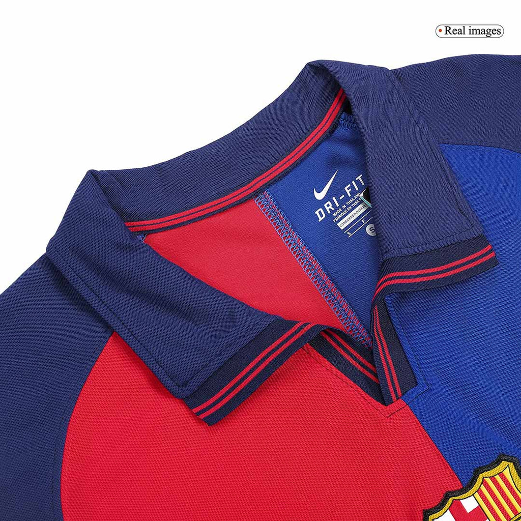 Barcelona RIVALDO #11 Home Soccer Jersey Retro 1999/00 - 100th Anniversary