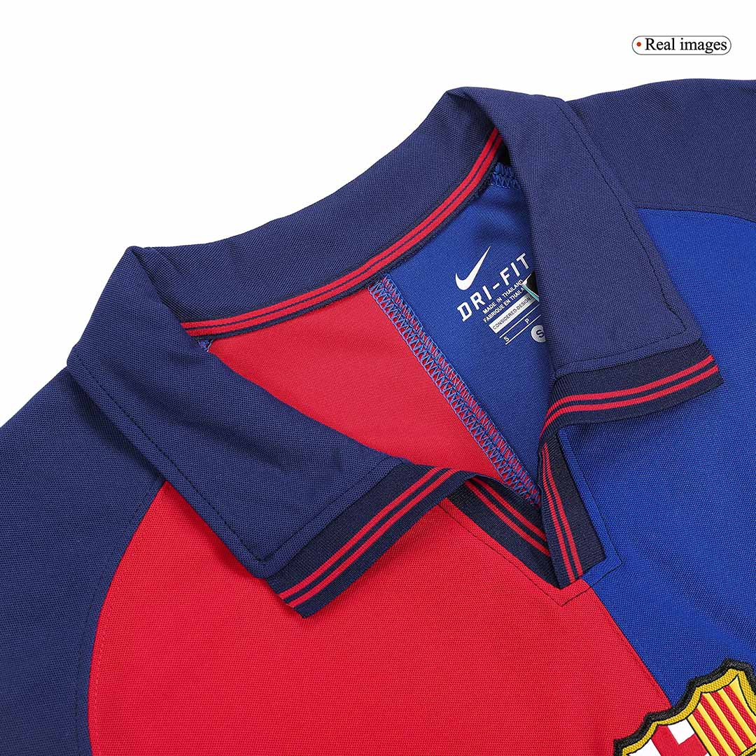 Barcelona GUARDIOLA #4 Home Soccer Jersey Retro 1999/00 - 100th Anniversary