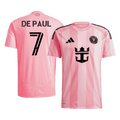 Inter Miami CF DE PAUL #7 Home Soccer Jersey 2025 - Football Shirt | SmartJerseys | Official Quality