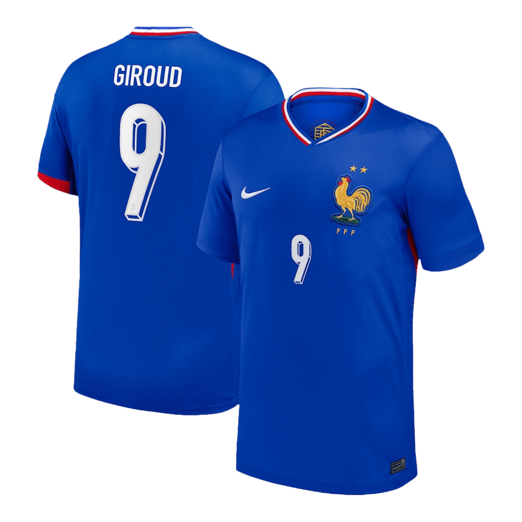 France GIROUD #9 Home Jersey EURO 2024 - Football Shirt | SmartJerseys | Official Quality