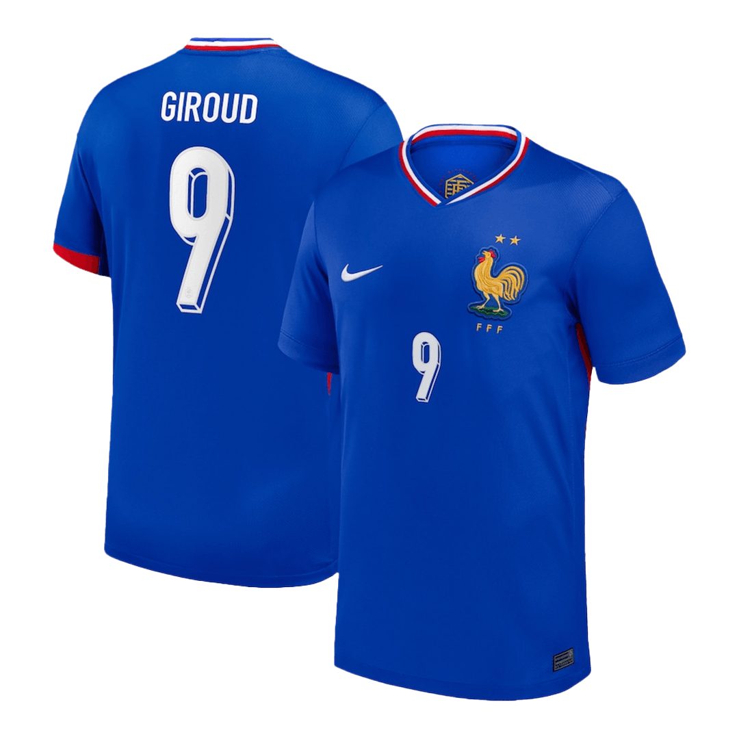 France GIROUD #9 Home Jersey EURO 2024 - Football Shirt | SmartJerseys | Official Quality
