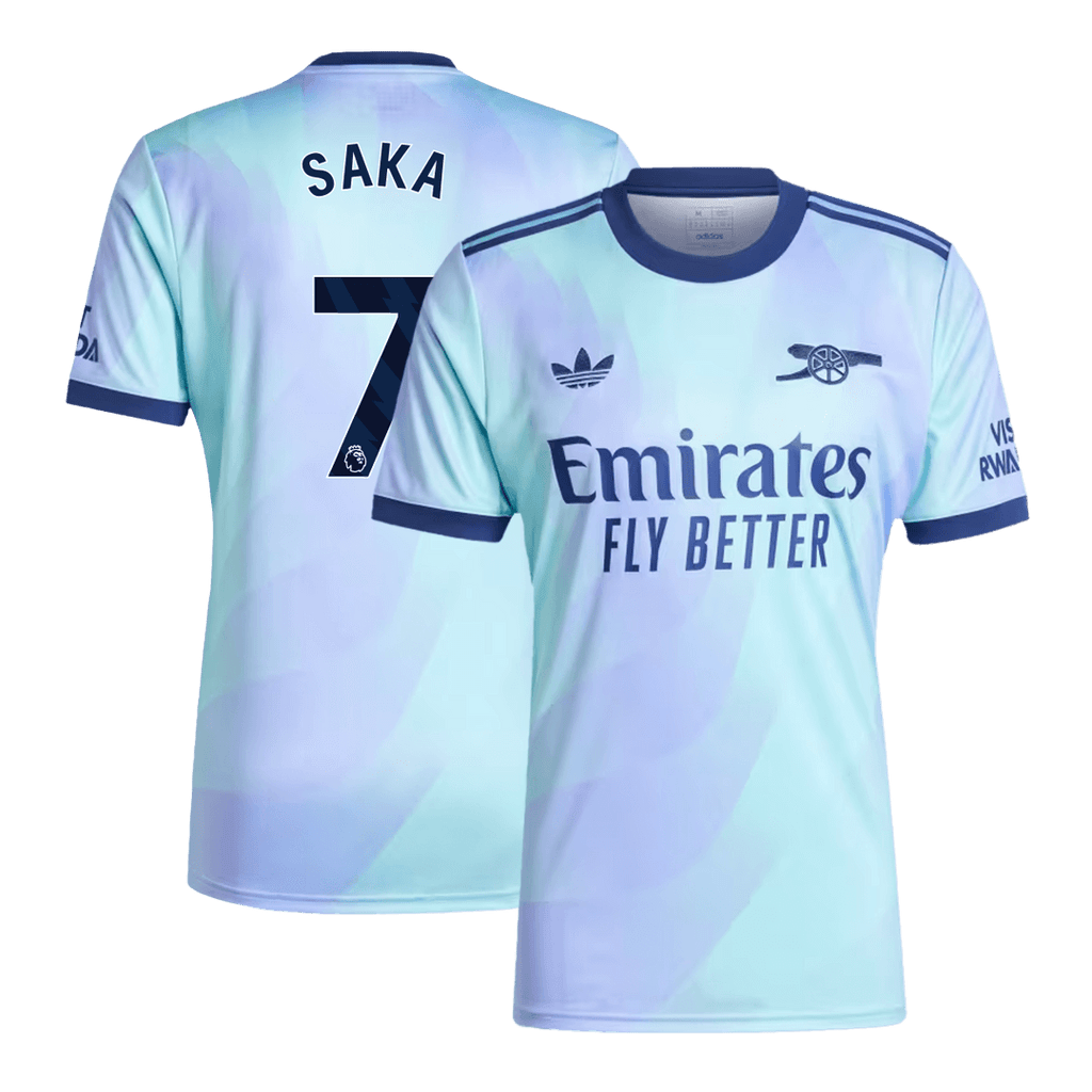 Arsenal SAKA #7 Third Away Soccer Jersey 2024/25 - Football Shirt | SmartJerseys | Official Quality