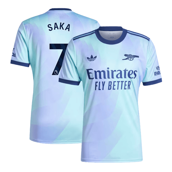 Arsenal SAKA #7 Third Away Soccer Jersey 2024/25 - Football Shirt | SmartJerseys | Official Quality