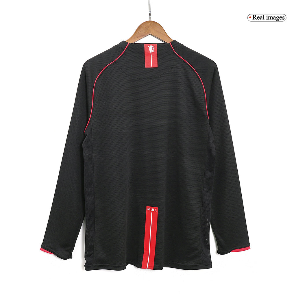 Manchester United Away Jersey Retro 2007/08 - Long Sleeve