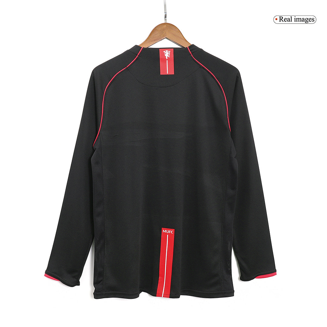 Manchester United Away Jersey Retro 2007/08 - Long Sleeve