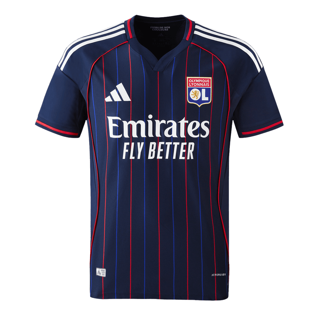 Authentic Olympique Lyonnais Away Soccer Jersey 25/26 Navy - Football Shirt | SmartJerseys | Official Quality