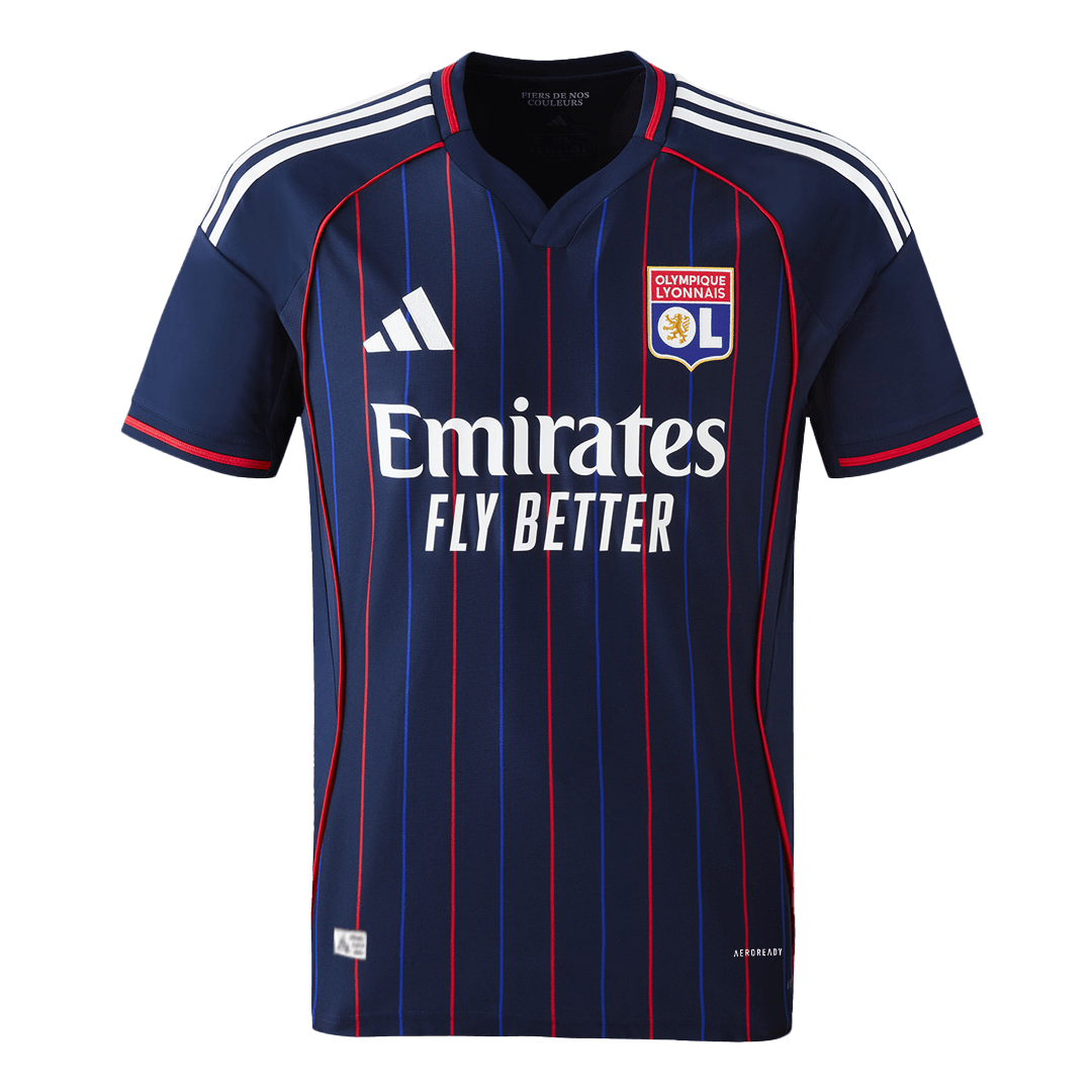 Authentic Olympique Lyonnais Away Soccer Jersey 25/26 Navy - Football Shirt | SmartJerseys | Official Quality