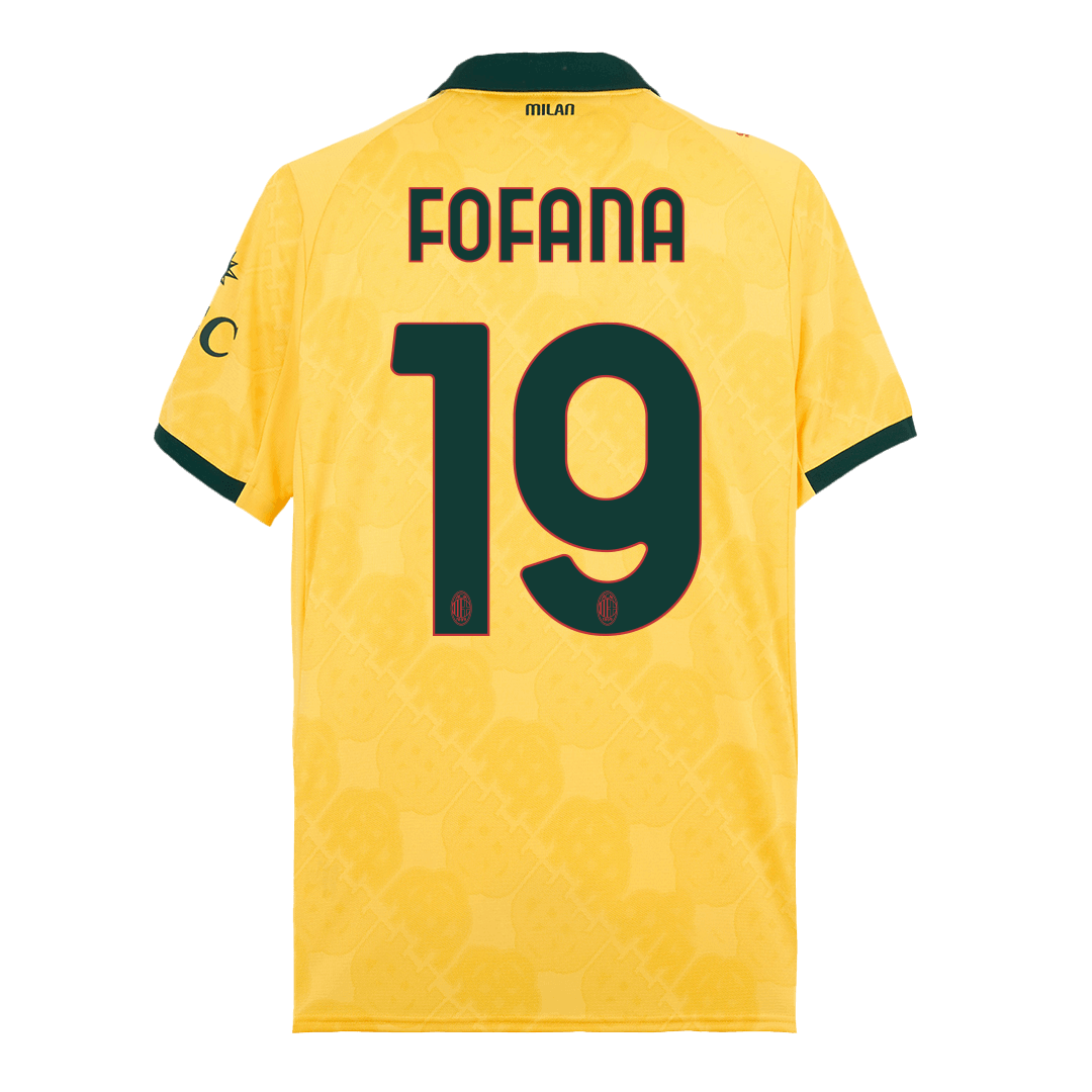 AC Milan FOFANA #19 Third Away Soccer Jersey 2025/26