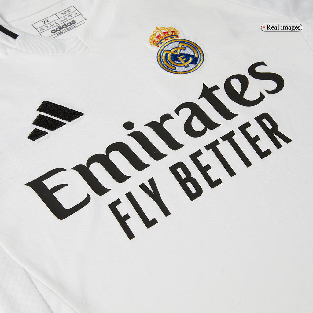 Real Madrid Home Jersey Kit 2024/25 Kids(Jersey+Shorts)