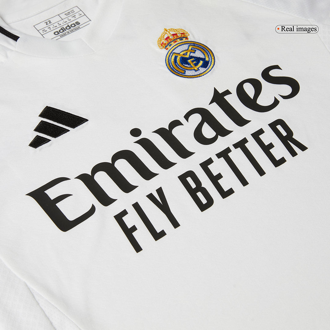 Real Madrid Home Jersey Kit 2024/25 Kids(Jersey+Shorts)