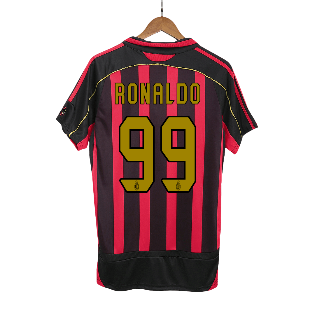 AC Milan RONALDO #99 Home Soccer Jersey Retro 2006/07 - Football Shirt | SmartJerseys | Official Quality