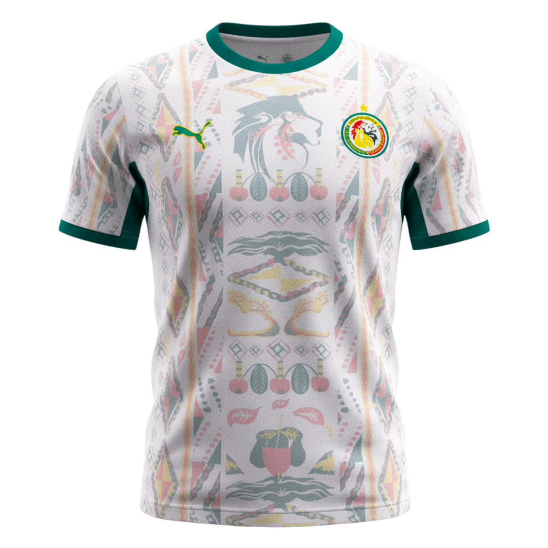 Senegal Home Soccer Jersey World Cup 2026 White - Football Shirt | SmartJerseys | Official Quality