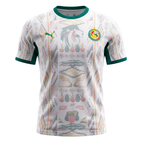 Senegal Home Soccer Jersey World Cup 2026 White - Football Shirt | SmartJerseys | Official Quality