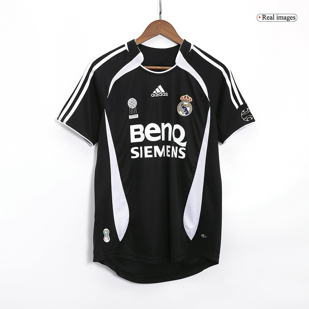 Real Madrid SERGIO RAMOS #4 Away Soccer Jersey Retro 2006/07