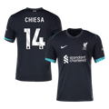 Liverpool CHIESA #14 Away Jersey 2024/25 - Football Shirt | SmartJerseys | Official Quality