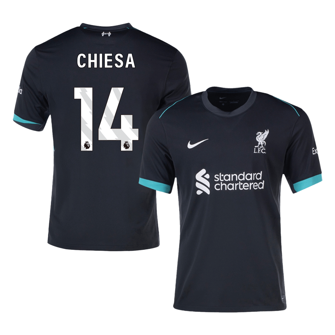 Liverpool CHIESA #14 Away Jersey 2024/25 - Football Shirt | SmartJerseys | Official Quality