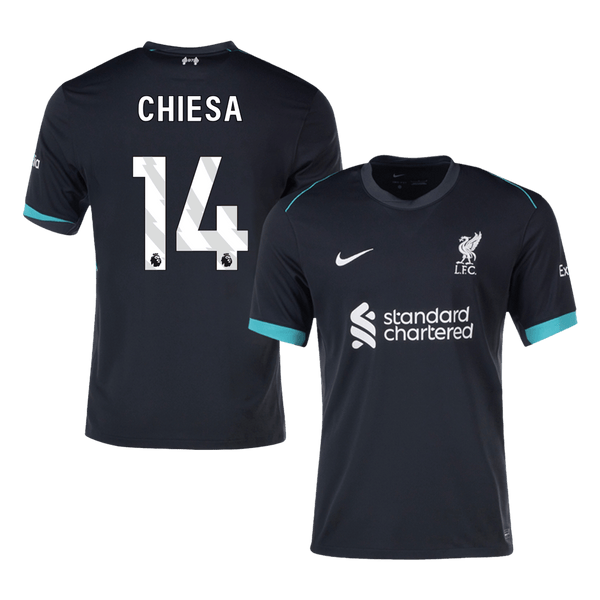 Liverpool CHIESA #14 Away Jersey 2024/25 - Football Shirt | SmartJerseys | Official Quality