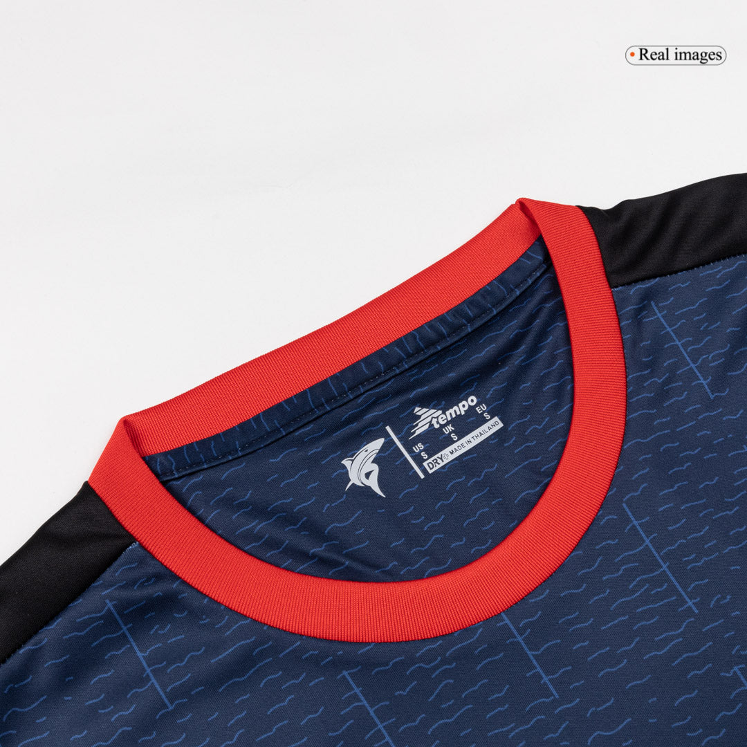 Camiseta de fútbol local de Cabo Verde 2025 Azul marino