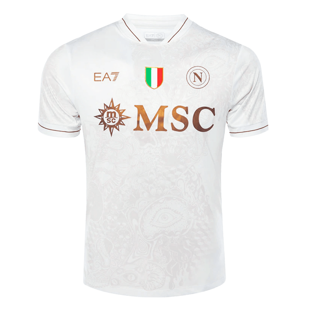 Napoli Away Soccer Jersey 2025/26 Sand - Football Shirt | SmartJerseys | Official Quality