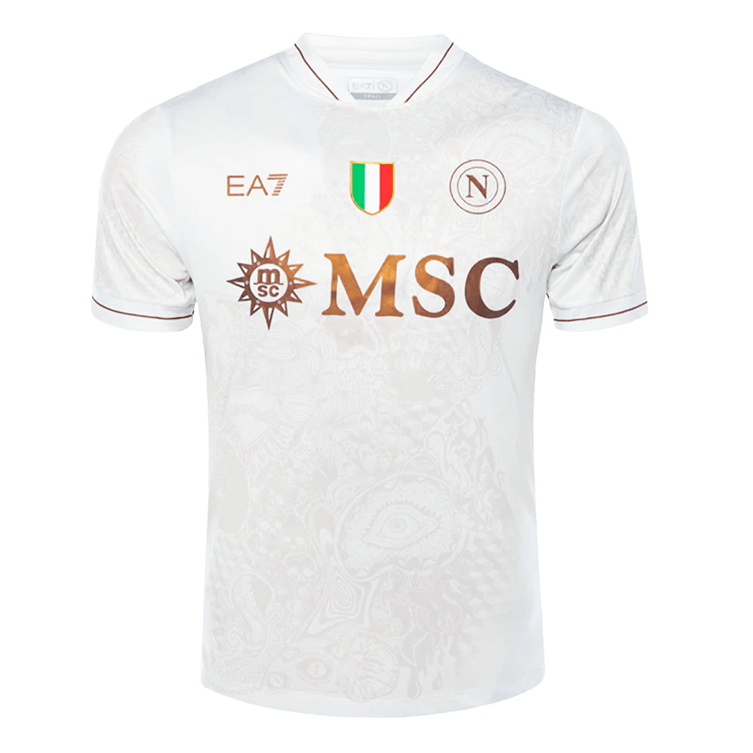 Napoli Away Soccer Jersey 2025/26 Sand - Football Shirt | SmartJerseys | Official Quality