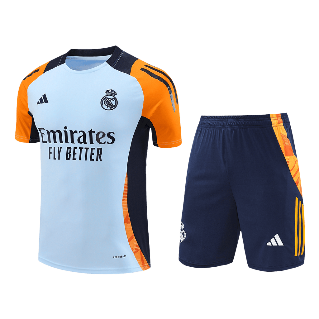 Real Madrid Pre-Match Training Jersey Kit 2024/25 (Jersey+Shorts)