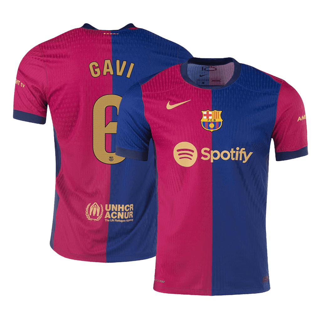 Barcelona GAVI #6 Home Jersey Authentic 2024/25 - Football Shirt | SmartJerseys | Official Quality