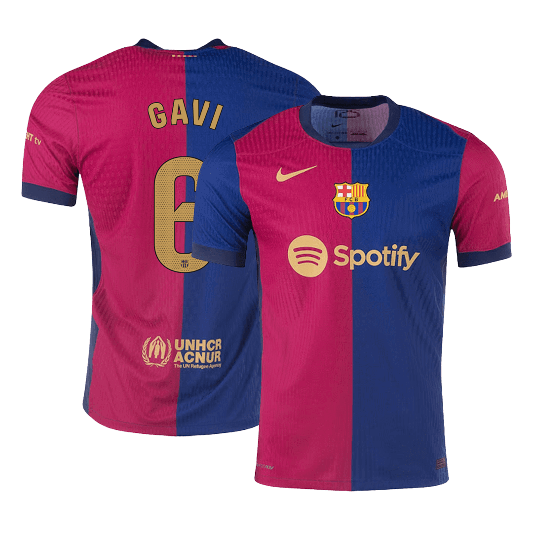 Barcelona GAVI #6 Home Jersey Authentic 2024/25 - Football Shirt | SmartJerseys | Official Quality