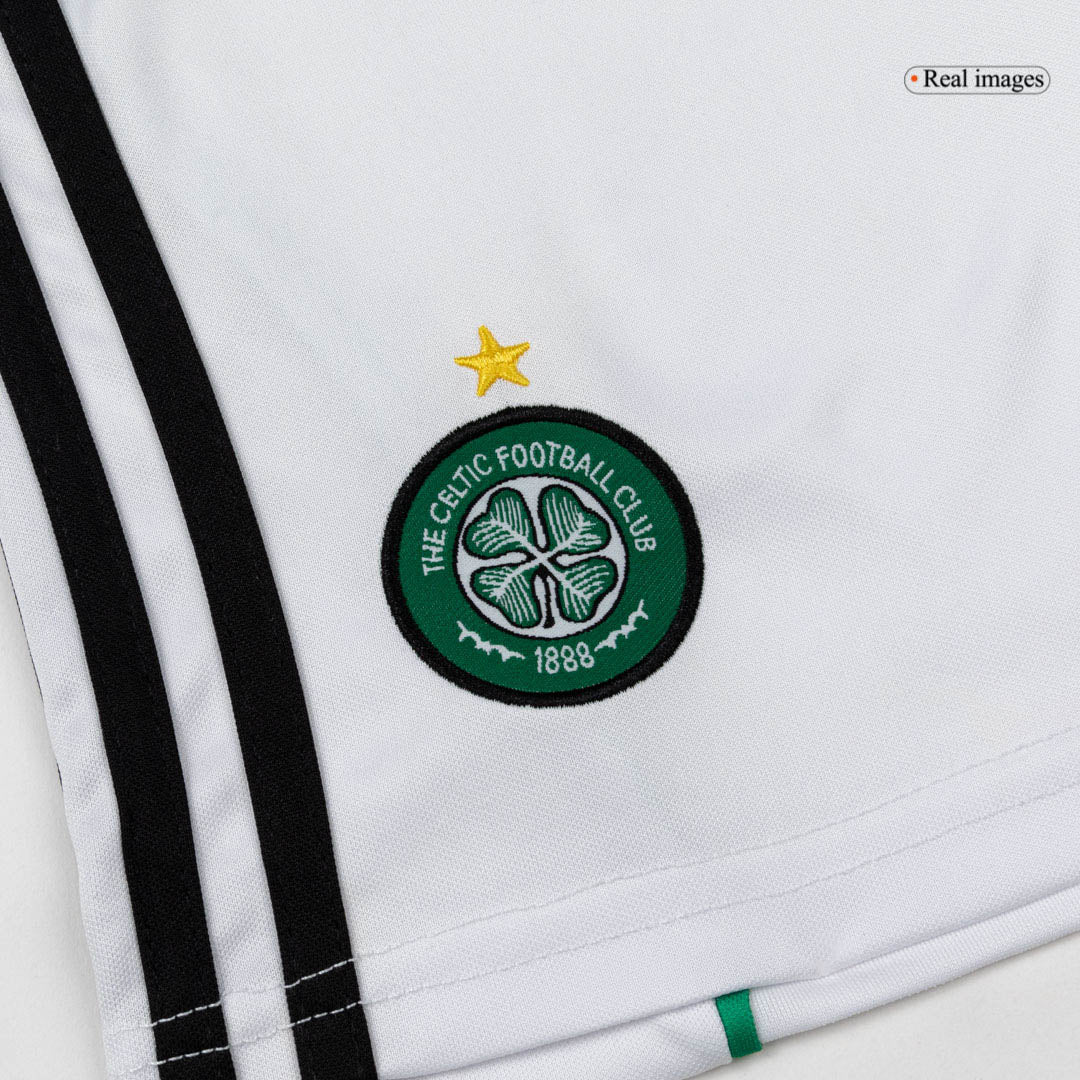 Kid's Celtic Home Soccer Jersey Kit(Jersey+Shorts) 25/26 Green&White