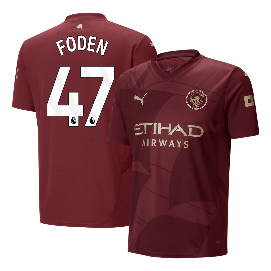 Manchester City FODEN #47 Third Away Soccer Jersey 2024/25 - Football Shirt | SmartJerseys | Official Quality