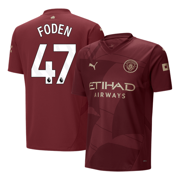 Manchester City FODEN #47 Third Away Soccer Jersey 2024/25 - Football Shirt | SmartJerseys | Official Quality