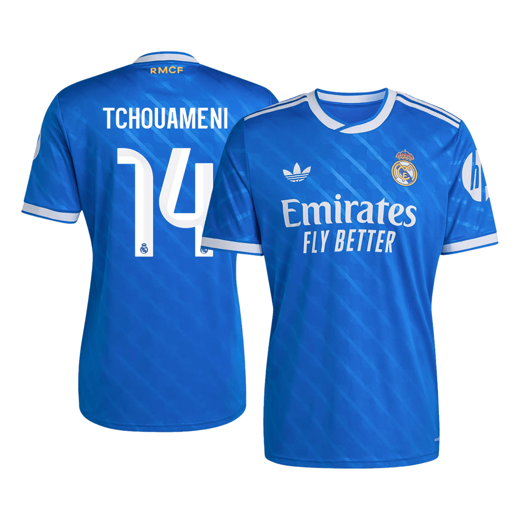 Real Madrid TCHOUAMENI #14 Third Away Soccer Jersey 2025/26 - Football Shirt | SmartJerseys | Official Quality