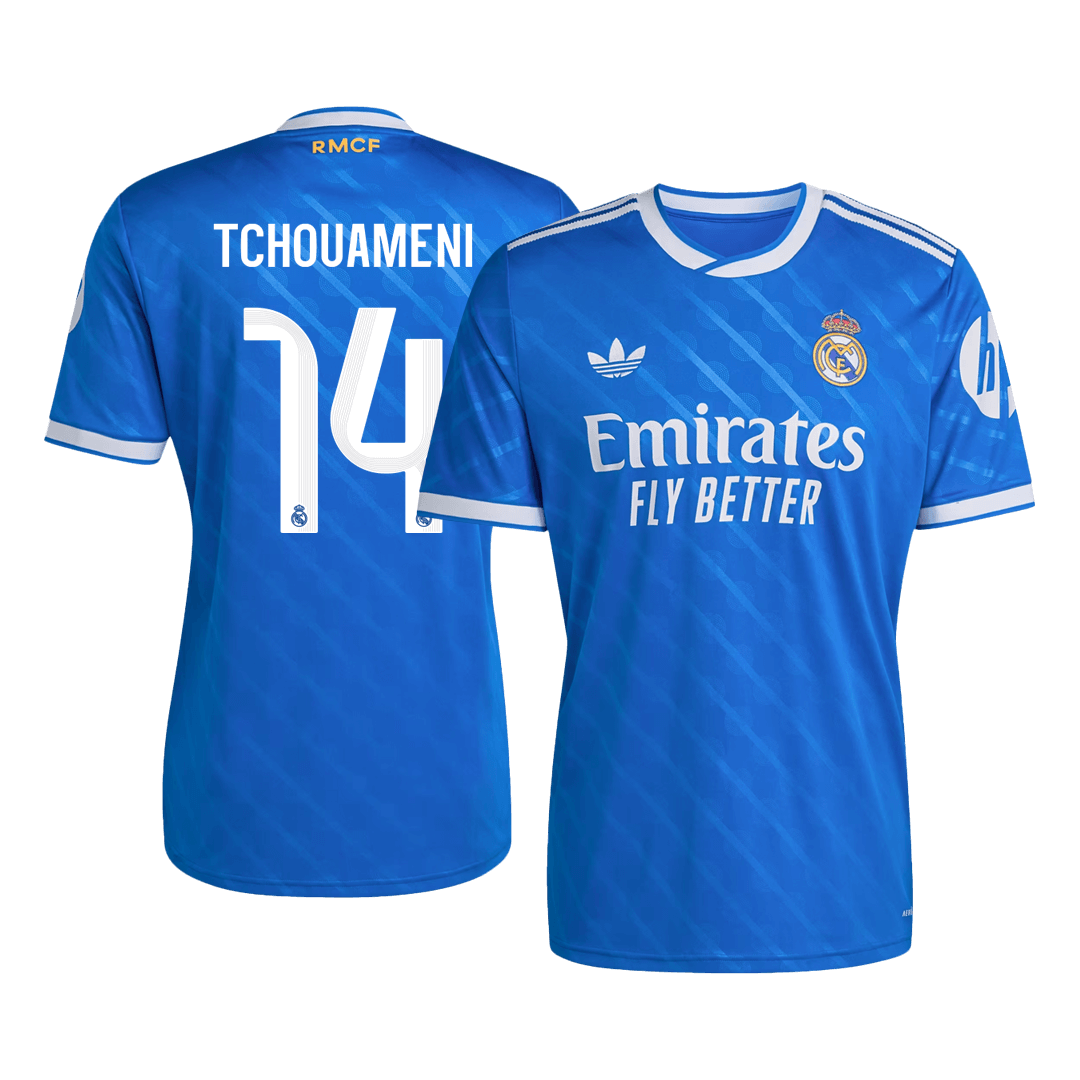 Real Madrid TCHOUAMENI #14 Third Away Soccer Jersey 2025/26 - Football Shirt | SmartJerseys | Official Quality