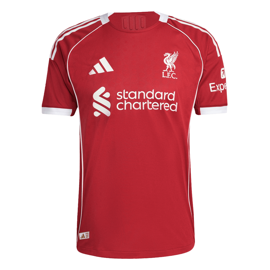 SZOBOSZLAI #8 Authentic Liverpool Home Soccer Jersey 25/26 Red